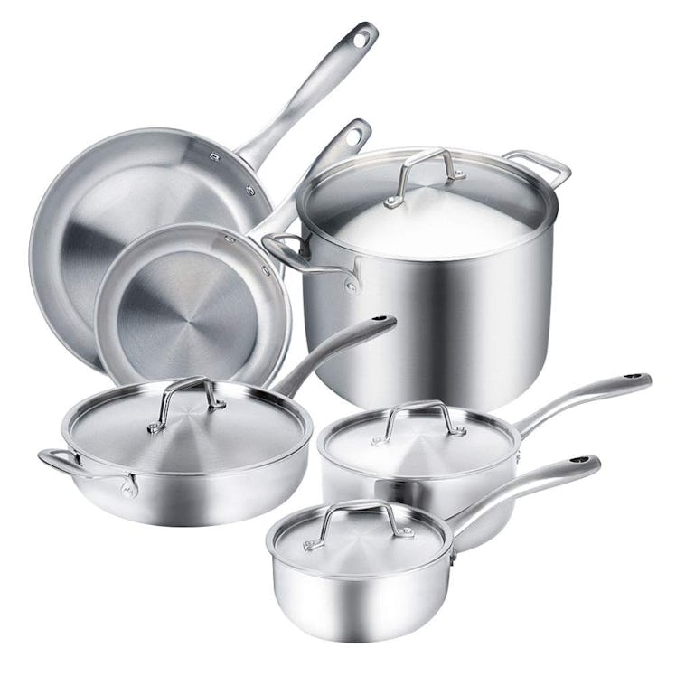 Duxtop Whole-Clad Stainless Steel Induction Ready Premium Cookware 