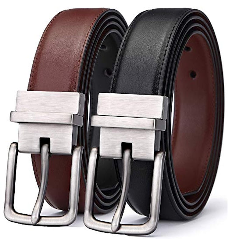 Bulliant Men's Reversible Leather Belt