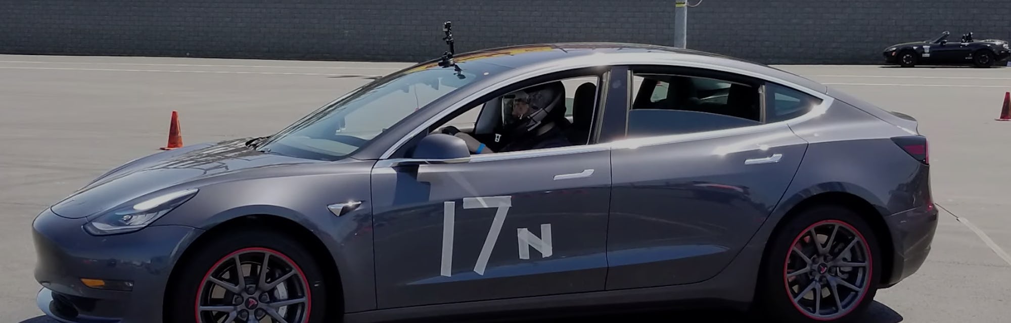Watch the Tesla Model 3’s Stunning Power in Autocross Footage