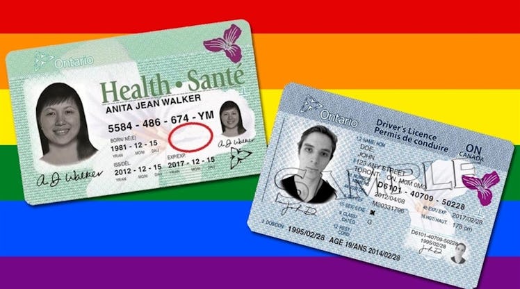 gender neutral id card