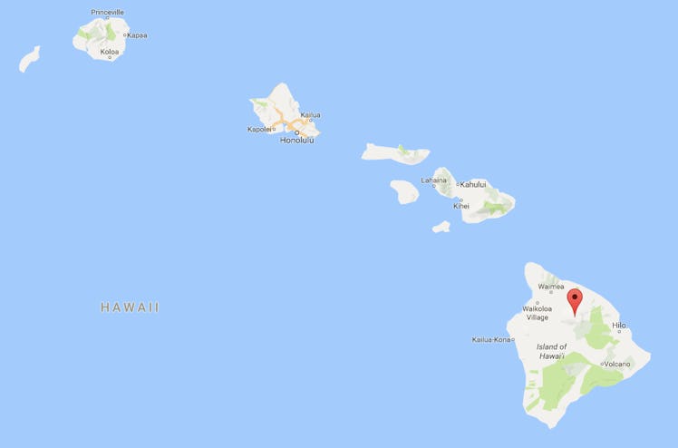 mauna kea hawaii map