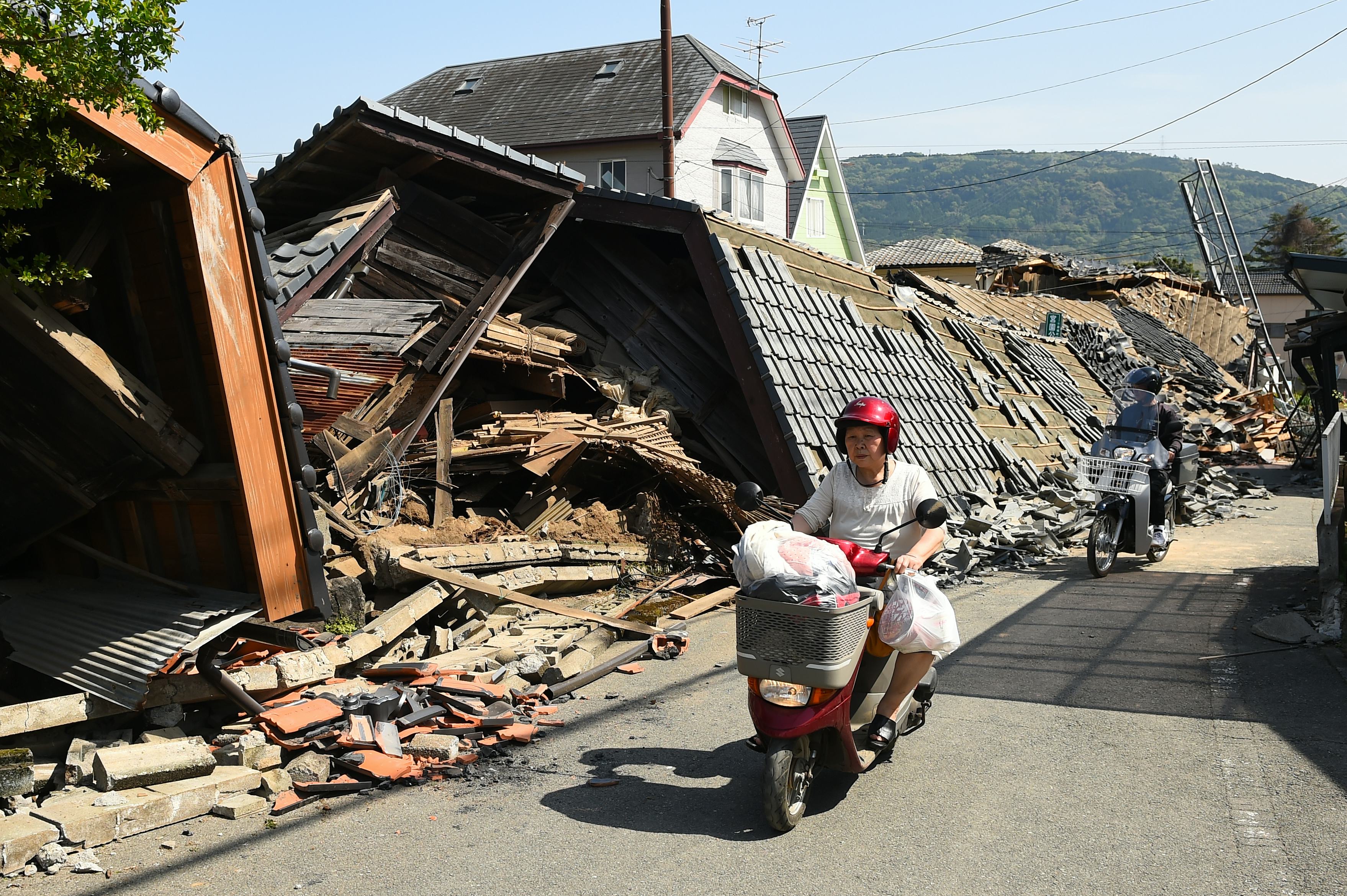 In Wake of Massive Japan Earthquake, Leveled Buildings and