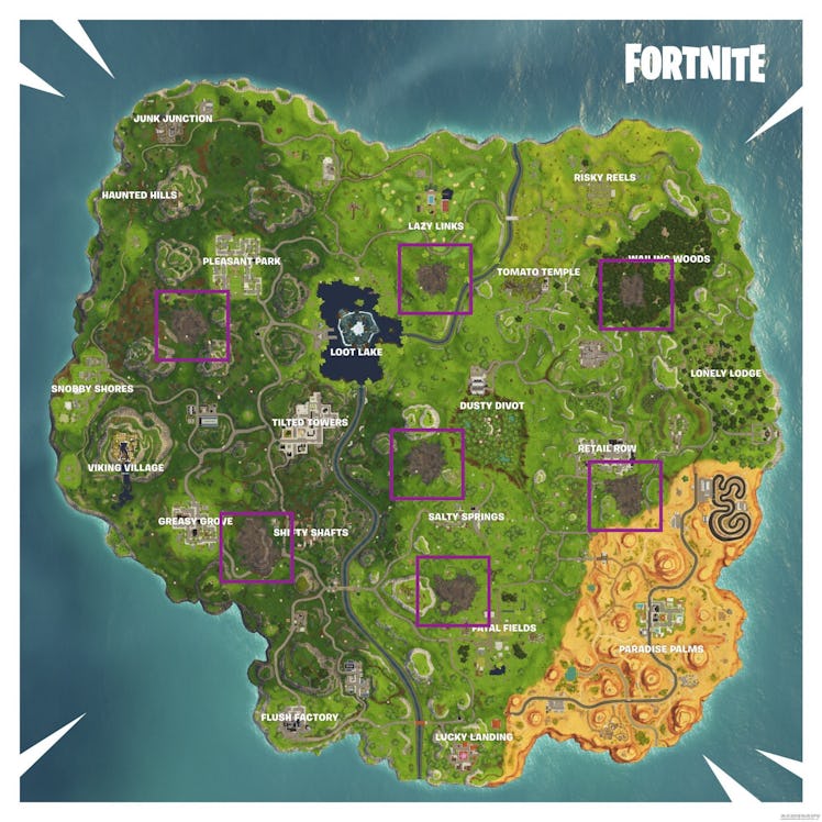 'Fortnite' Corrupted Areas