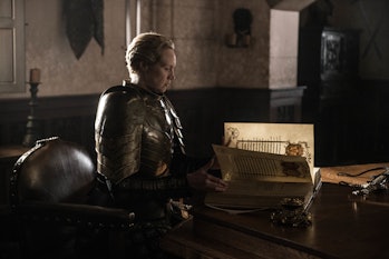 Brienne (Gwendoline Christie) on Game of Thrones