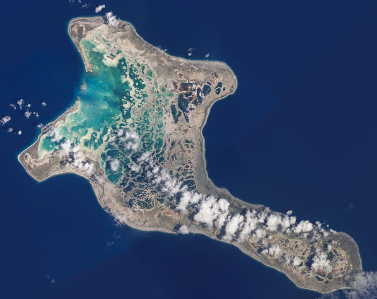 Kiritimati,[1] or Christmas Island, is a Pacific Ocean raised coral atoll in the northern Line Islan...