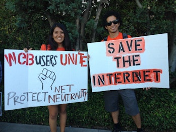 Obama in the Backseat: Rally to Save the Internet