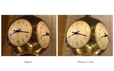 Pixel 4 vs. iPhone 11 Pro 8x digital zoom