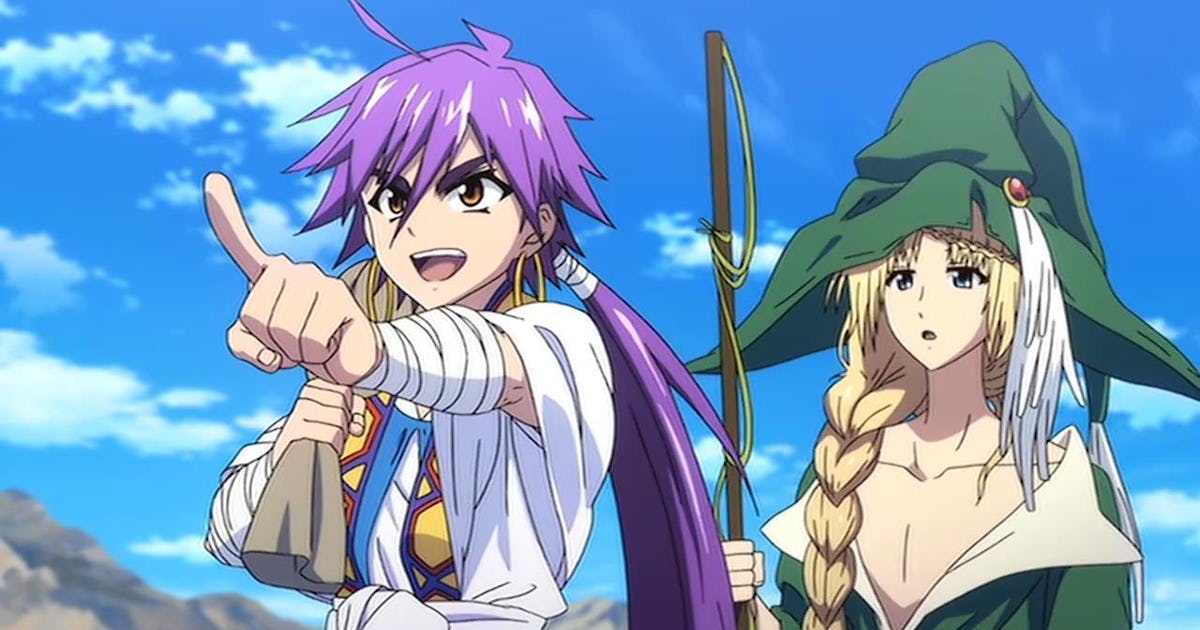 Anime Magi Series : Labyrinth of Magic, Kingdom of magic, Sinbad