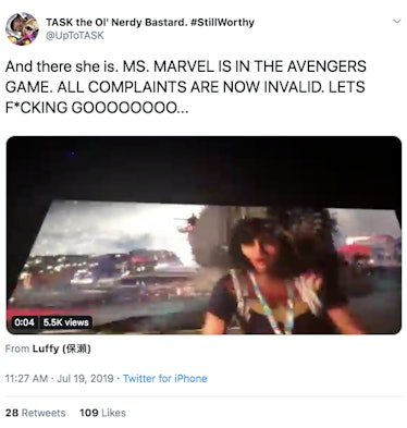 Ms Marvel Kamala Khan Avengers Game