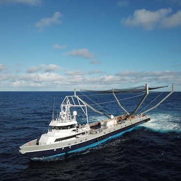 "Mr Steven" fairing catcher ship.