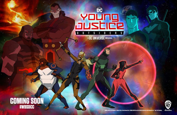 'Young Justice: Outsiders' San Diego Comic-Con exclusive poster.