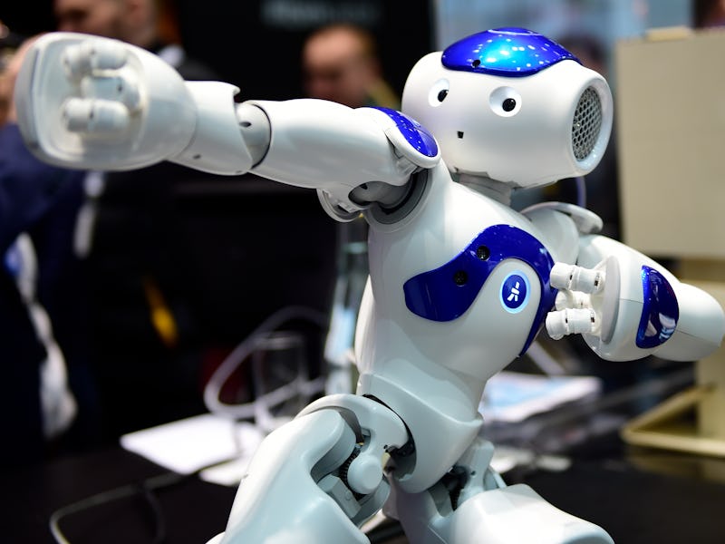 A white robot