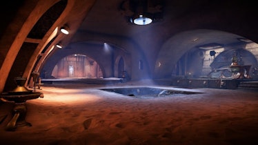Jabba's Palace as it appears in 'Star Wars: Battlefront II' as part of the 'Solo: A Star Wars Story'...