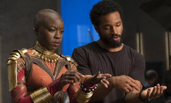 Danai Gurira and 'Black Panther' director Ryan Coogler.