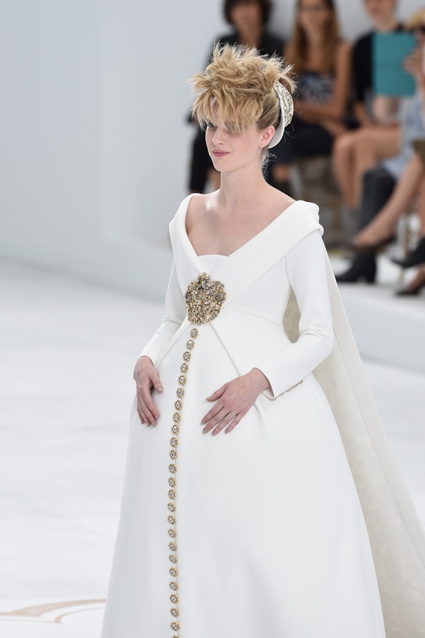 Chanel Makes Maternity Wedding Dresses Now And Claims Flip-Flops Are In ...