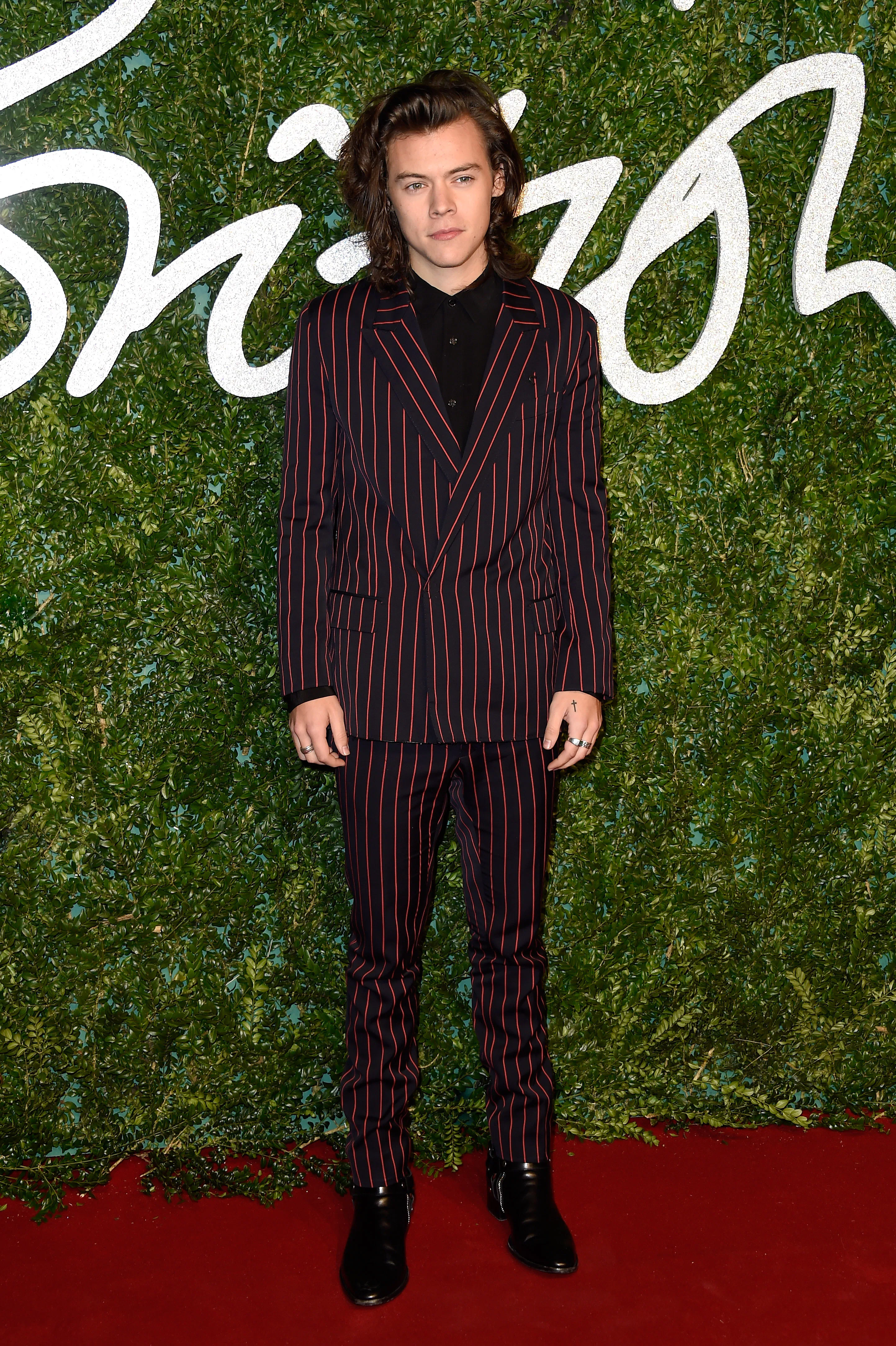 Harry Styles Adds Printed Suit To Long List Of Quirky Cool