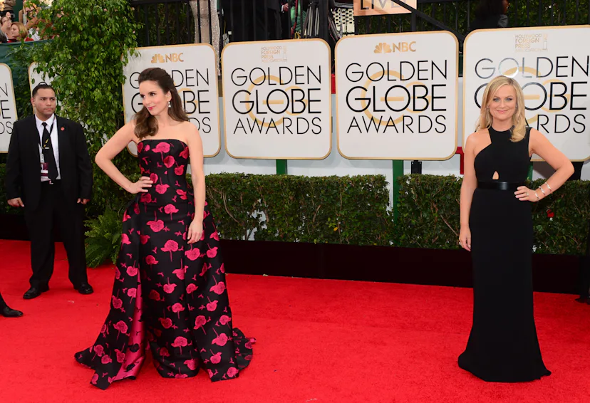 16 Best Tina Fey & Amy Poehler Golden Globes Looks, From The Red Carpet To The Stage PHOTOS 16 Best Tina Fey & Amy Poehler Golden Globes Looks, From The Red Carpet To The Stage PHOTOS