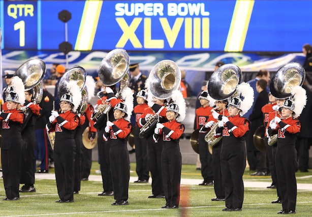 beyonce super bowl marching band