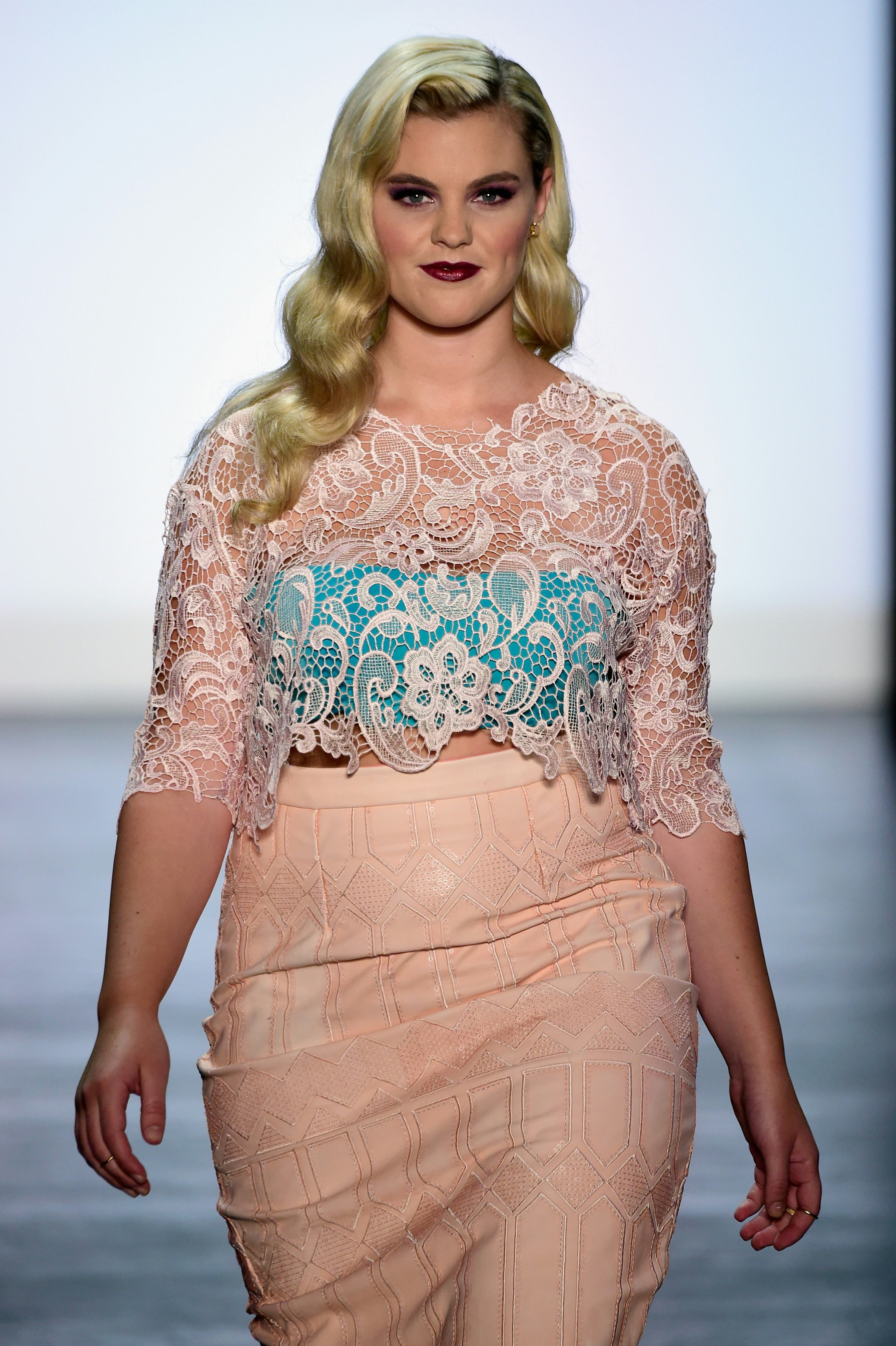 plus size runway show