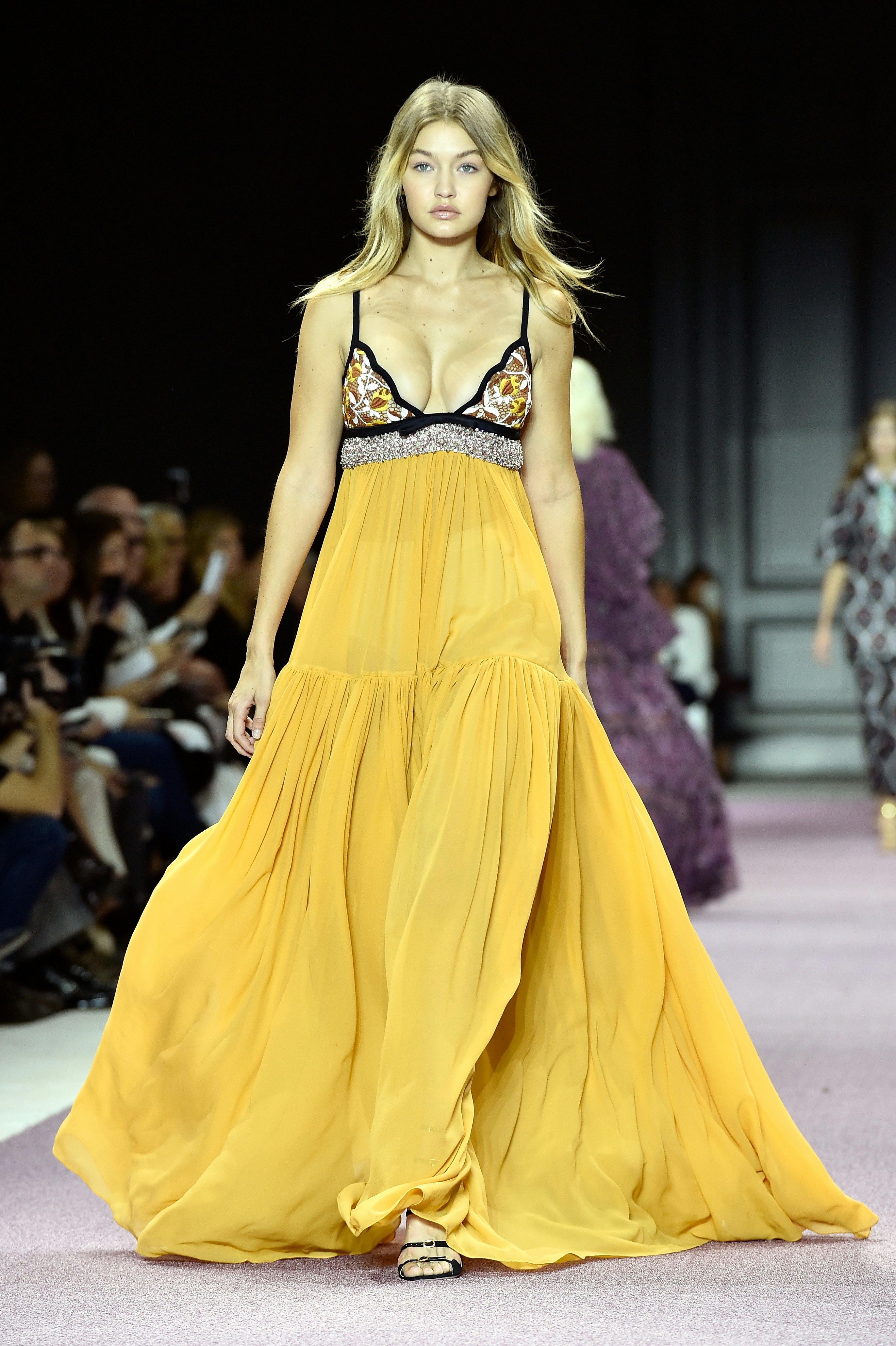 giambattista valli yellow dress