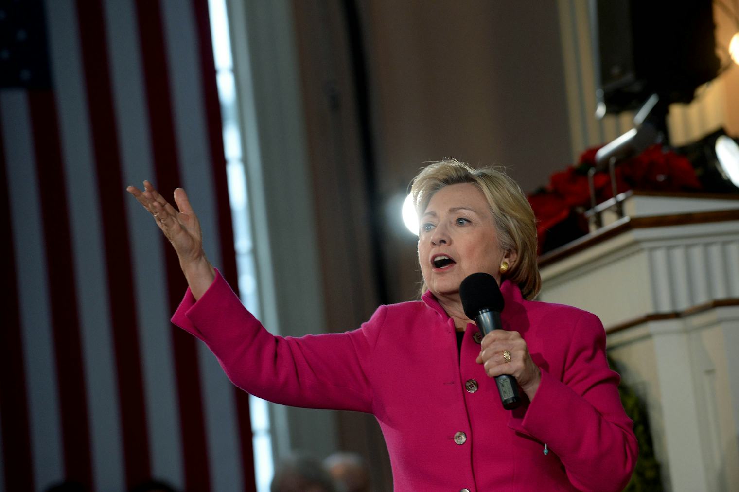 Hillary Clinton Shut Down A Heckler Demanding Answers About Allegations Against Bill