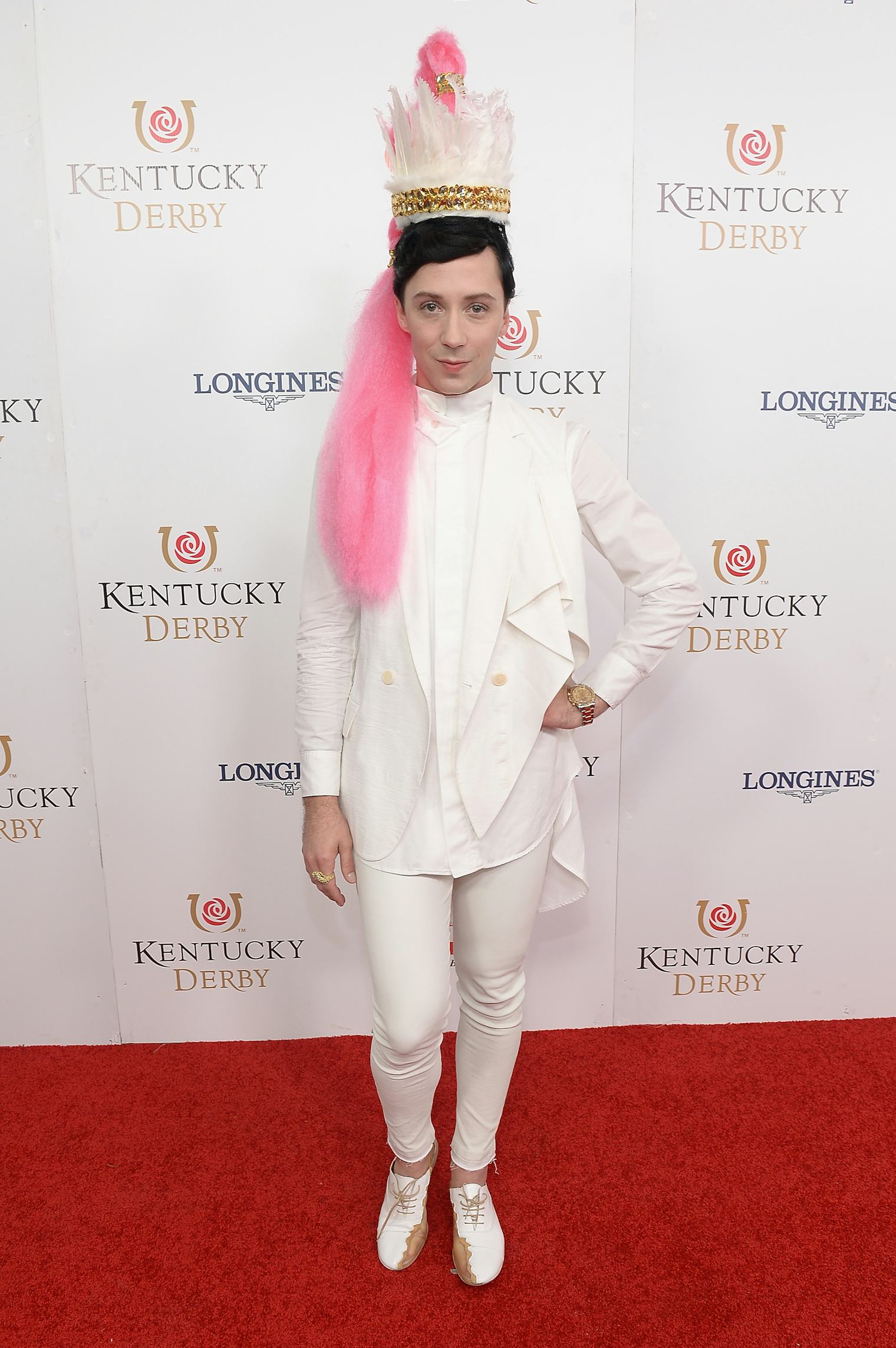 Twitter Reactions To Johnny Weir's 2016 Kentucky Derby Hat Prove His
