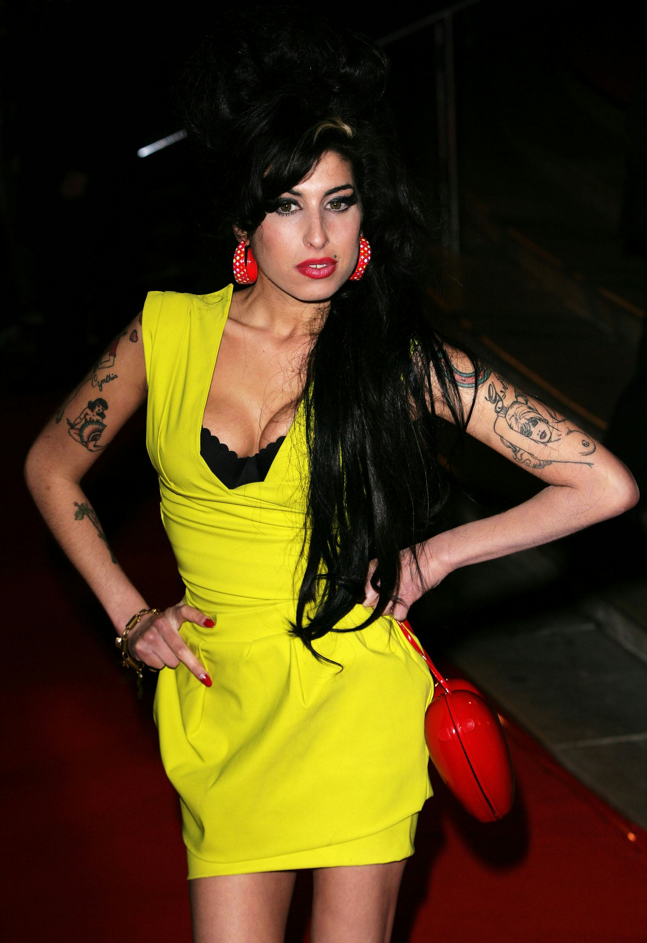 amy winehouse leopard print dress