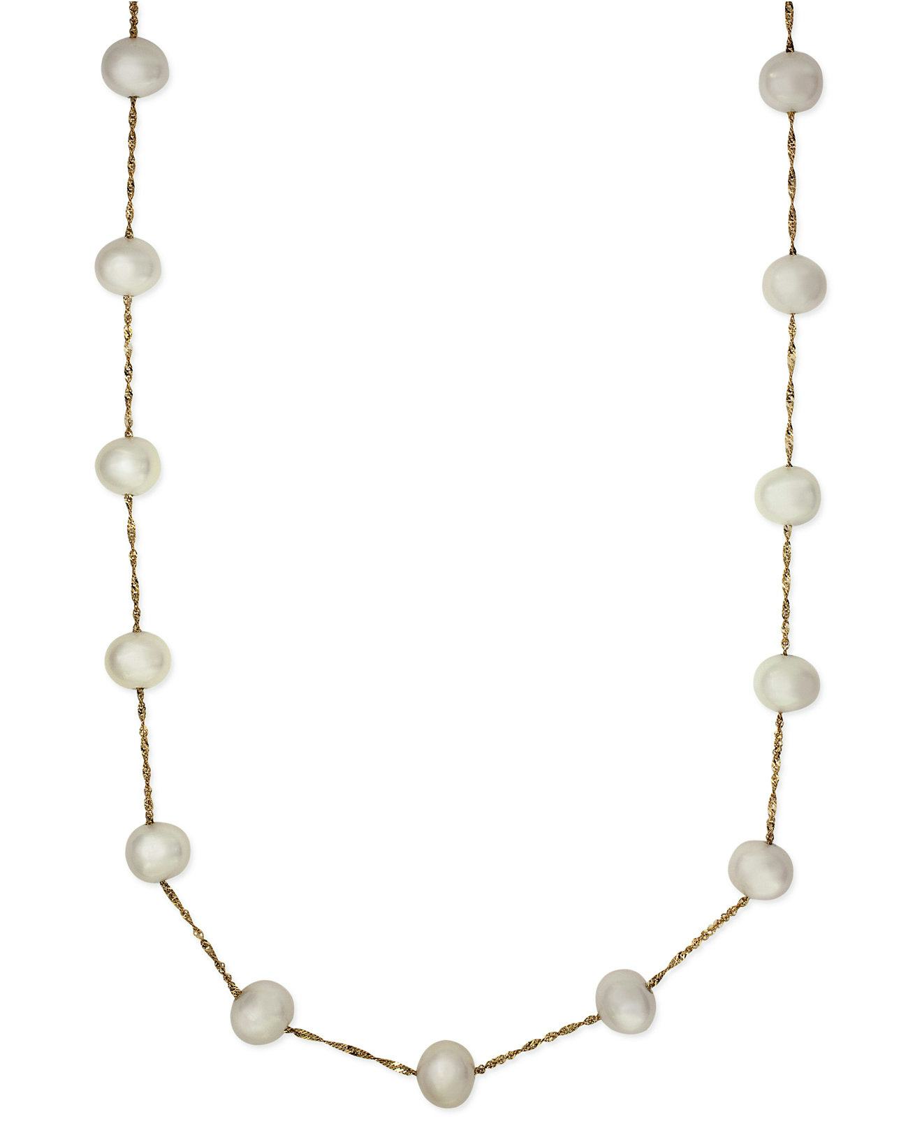 Macy's effy pearl on sale necklace