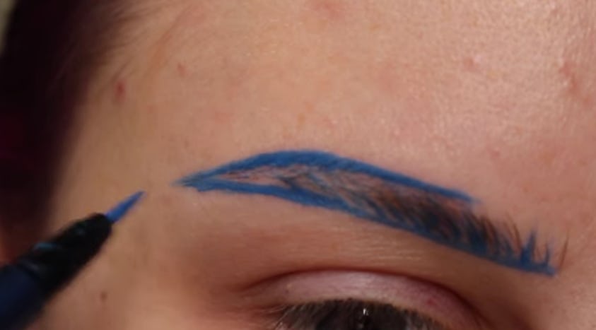 How To Do Rainbow Brows In 9 Colorful Steps — PHOTOS