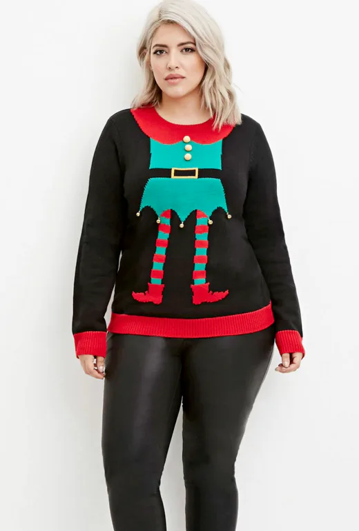 Women's Plus Size Ugly Christmas Sweaters 