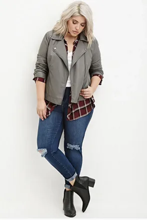 13 Plus Size Jackets In Leather & Suede To Help You Look Like A Badass ...