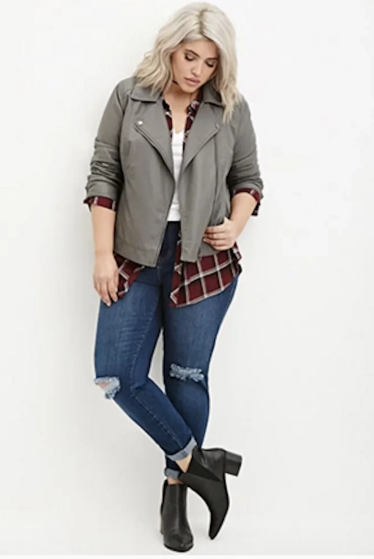 13 Plus Size Jackets In Leather & Suede To Help You Look Like A Badass ...