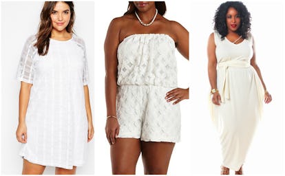 How Plus Size Women Can Rock The White And Beige Look For Ultimate ...