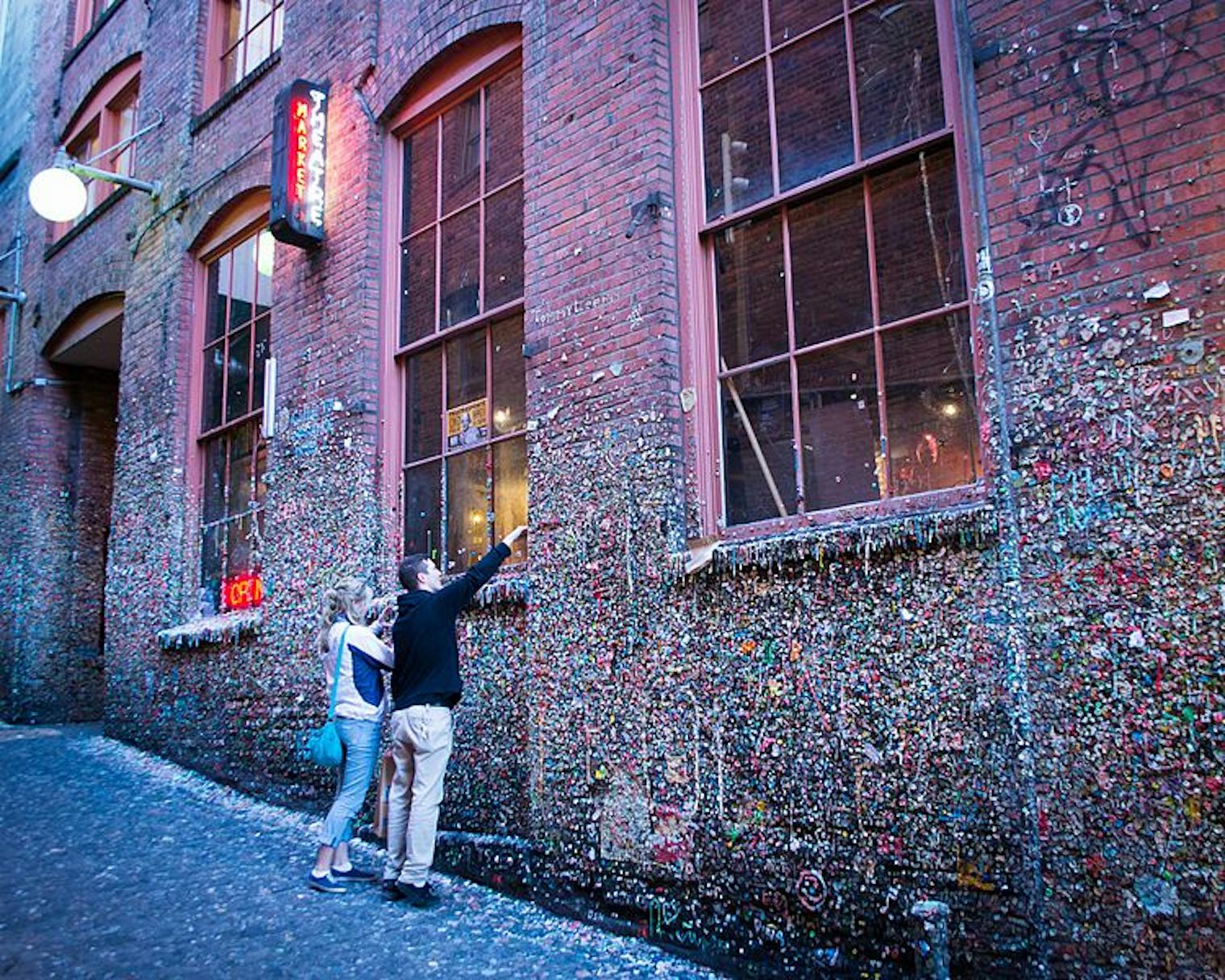 Photos Of The Seattle Gum Wall Before It Was Cleaned Are So Icky You Can't Look Away — PHOTOS