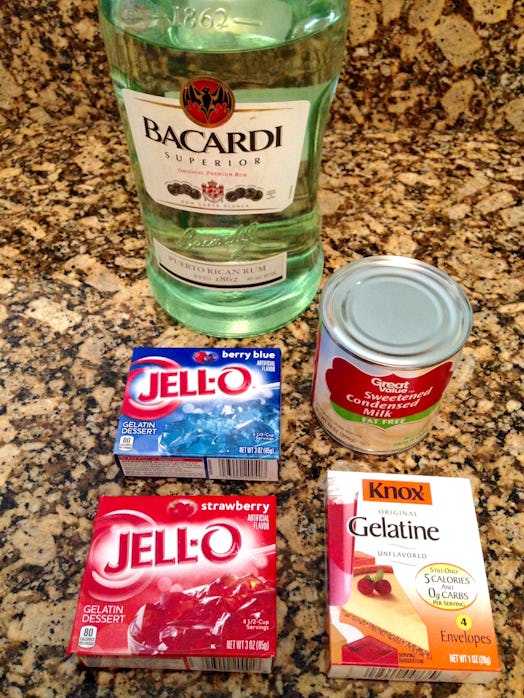 To make Fourth of July-themed jello shots, you will need booze, strawberry and berry-flavored jello,...
