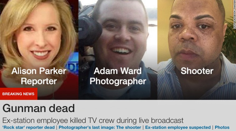 reporter kills herself on air video