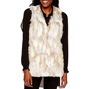 Jcpenney hot sale fur vest