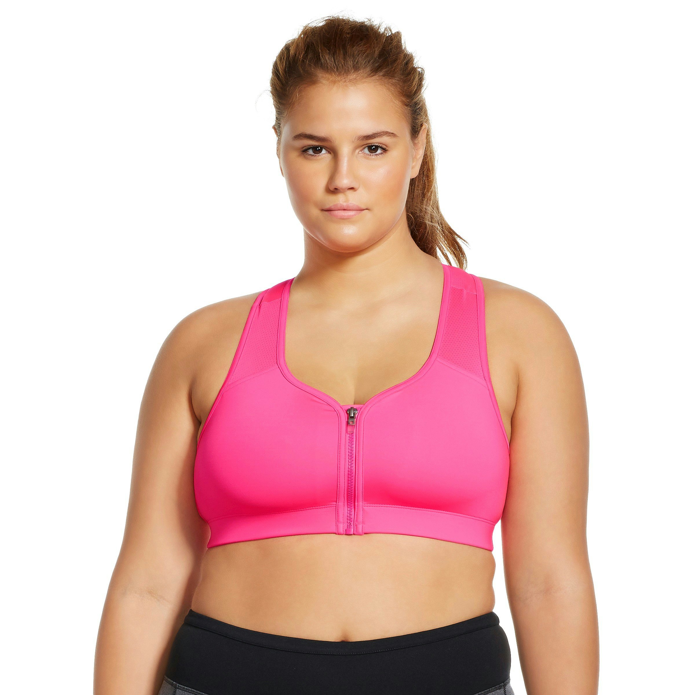 zip up sports bra target