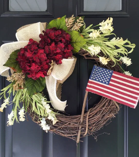 10 Red, White, And Blue Wreaths For A Fourth Of July Final Touch