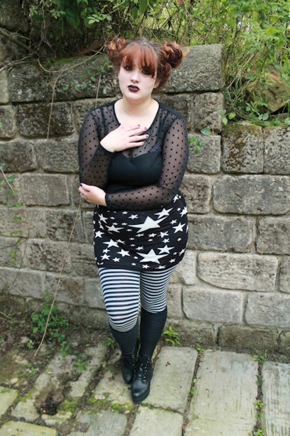 Goth girl thick 
