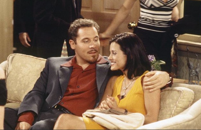 who did monica date on friends