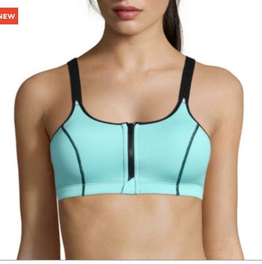 jcpenney sports bra plus size