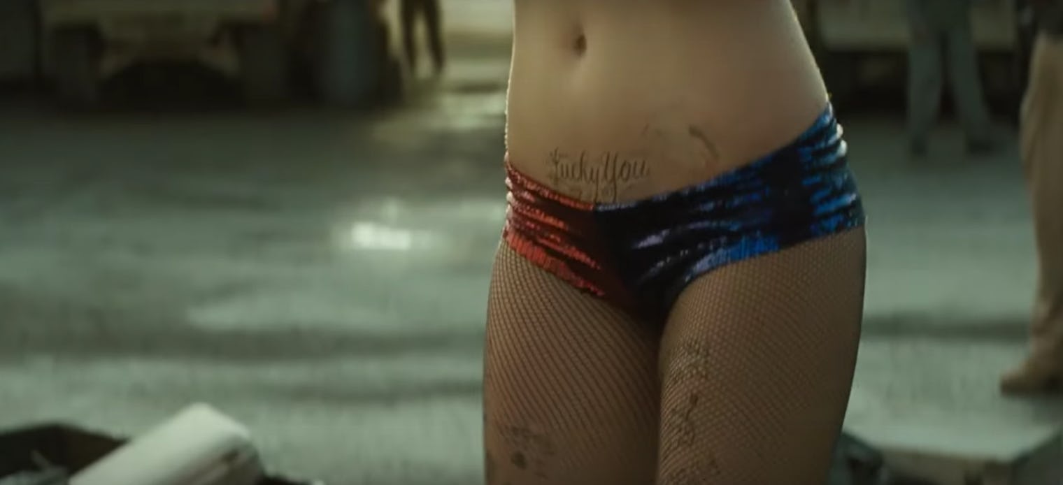 Harley Quinn And The Jokers Tattoos In Suicide Squad Ranked By Easter Egg Importance