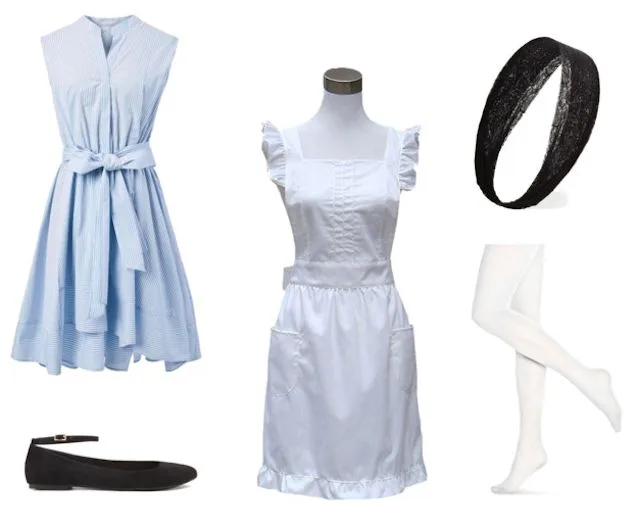 halloween costume ideas blue dress Essentiel Antwerp – Ilene Embo Denim Dress – People's Rag main image 0