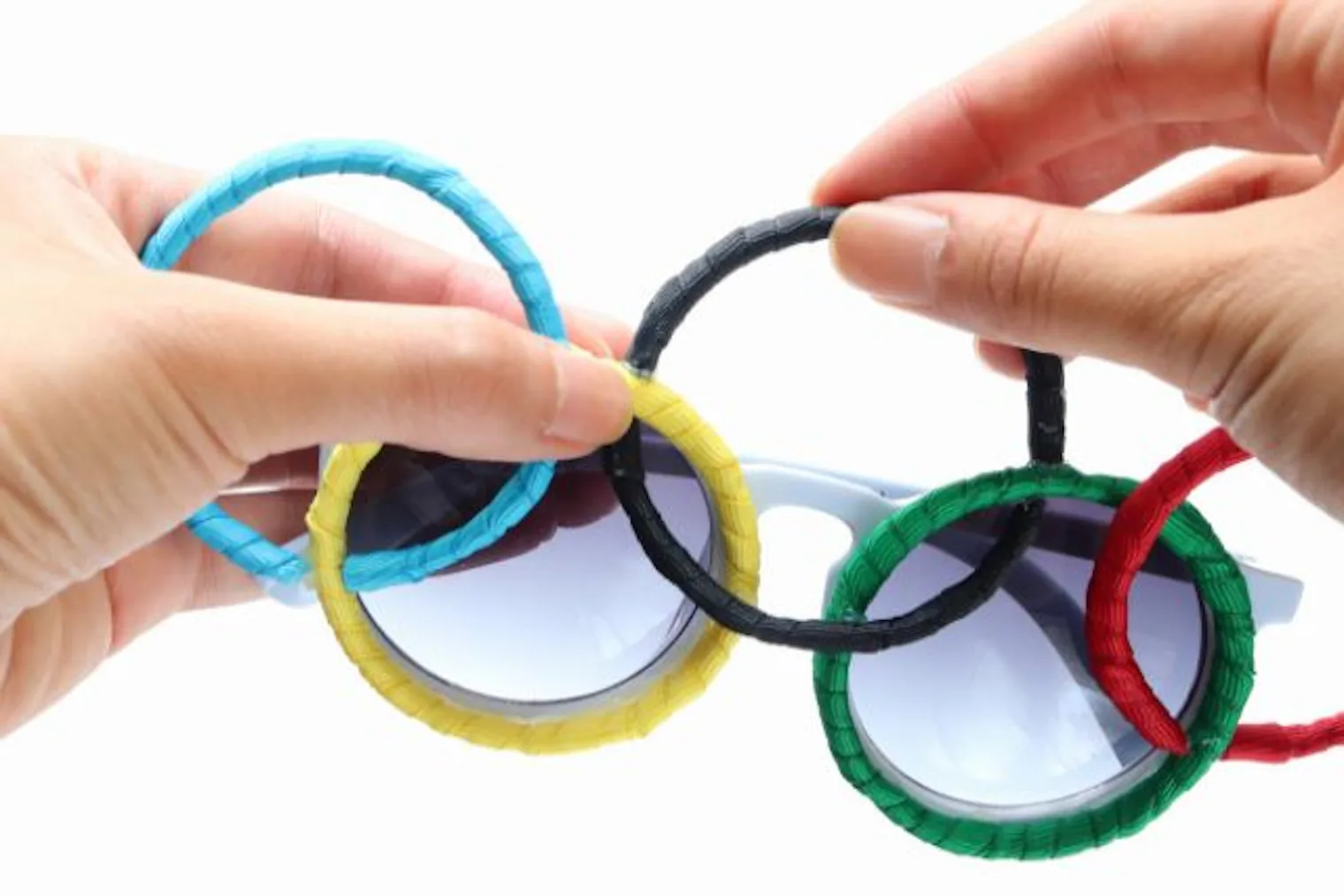 Spectacle Ring Using How To Make Olympic Ring Sunglasses For The Most Stylish Viewing Party ...