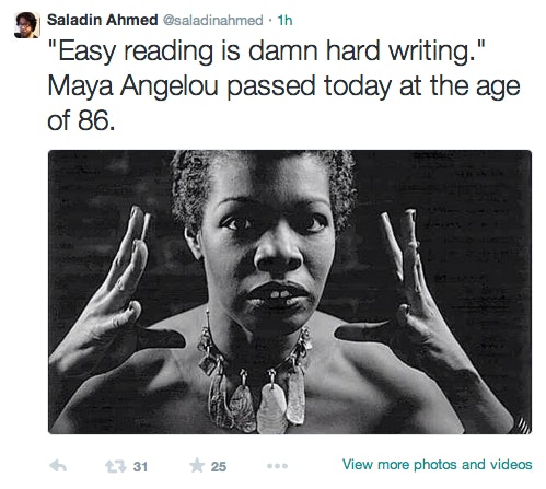 maya angelou quotes about death