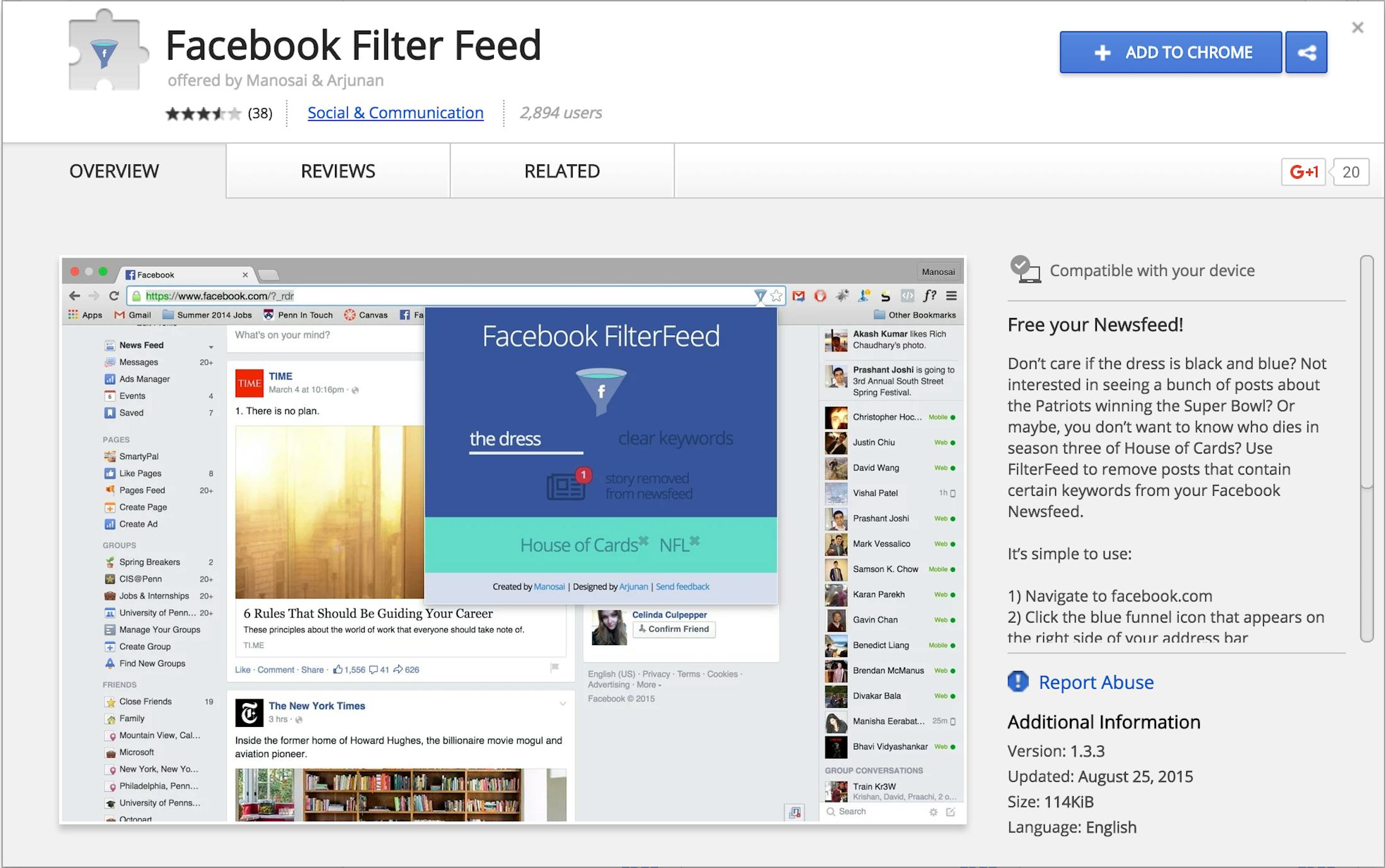 How To Filter Facebook Content With A Chrome Extension