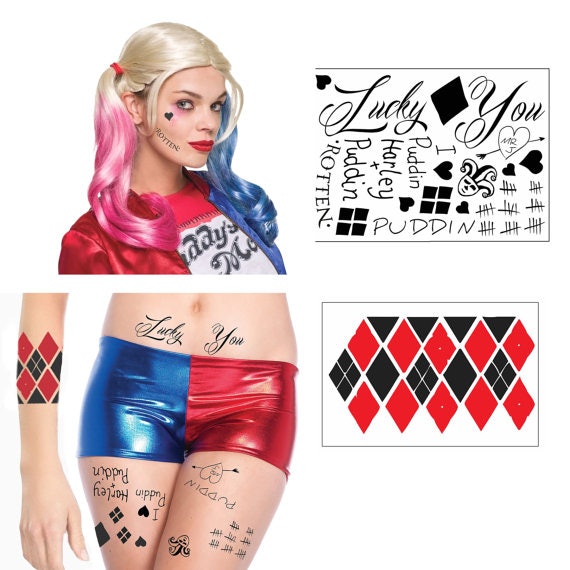 Lucky You Tattoo Harley Quinn HD Png Download  kindpng