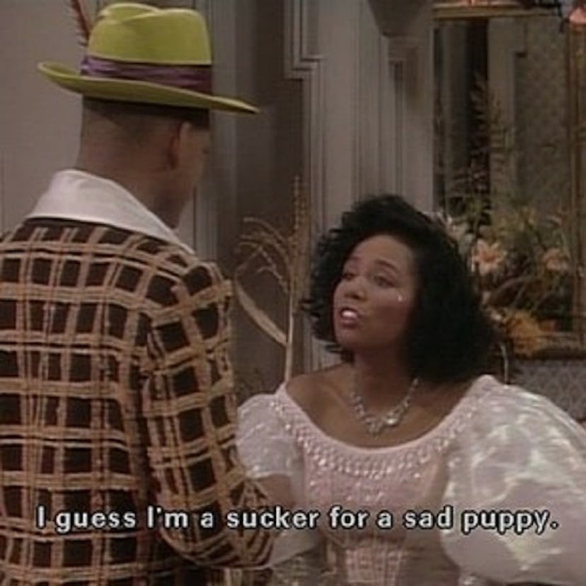 Will Smith sad puppy pick up line in Fresh Prince