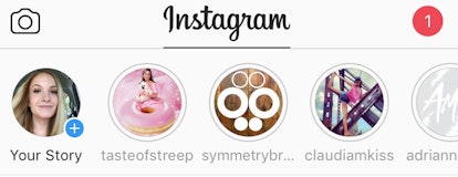 You can watch people's Instagram Stories by clicking on the little bubble icons at the top of your s...